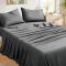 Dark Grey Queen Size Cotton Bedsheet Set Soft Breathable and Sateen Weave Distributor, Wholesaler, Manufacturers, Suppliers, Exporters in Navi Mumbai