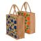 Durable Printed Jute Shopping Bags Sustainable and Fashionable for Groceries and Gifts Distributor, Wholesaler, Manufacturers, Suppliers, Exporters in Navi Mumbai