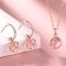 Elegant Sterling Silver Four Leaf Clover Pendant Jewellery Necklace with Opal Stone Classic Distributor, Wholesaler, Manufacturers, Suppliers, Exporters in Navi Mumbai