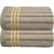 Elegant Striped Cotton Bath Towel Lightweight Plush and Perfect for Bathroom Gym and Travel Distributor, Wholesaler, Manufacturers, Suppliers, Exporters in Navi Mumbai