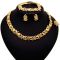 Fashionable Wholesale Jewellery Set for Women with Gold and White Gold Zinc Alloy Distributor, Wholesaler, Manufacturers, Suppliers, Exporters in Navi Mumbai