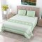 King Size Green Floral Cotton Bedsheet Set Lightweight Soft and Modern Design Distributor, Wholesaler, Manufacturers, Suppliers, Exporters in Navi Mumbai
