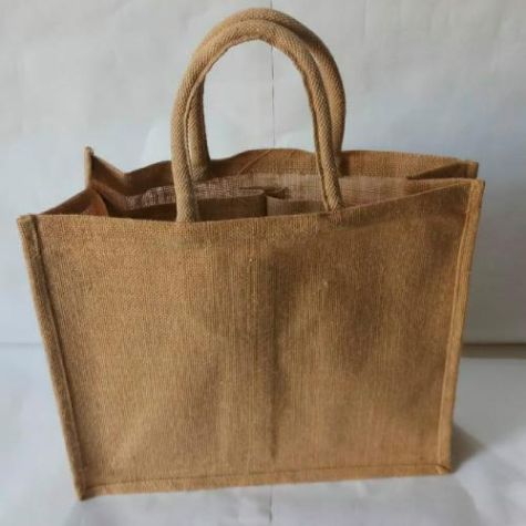 Natural Jute Vegetable Shopping Bag Eco Friendly Reusable Tote with Strong Handles Distributor, Wholesaler, Manufacturers, Suppliers, Exporters in Navi Mumbai