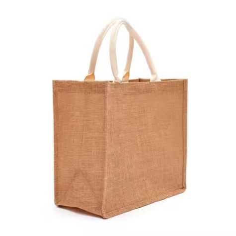 Plain Waterproof Jute Shopping Burlap Tote Bag Natural Beige Reusable for Shopping and Travel Distributor, Wholesaler, Manufacturers, Suppliers, Exporters in Togo