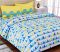 Premium Cotton Geometric Bedsheet Skin Friendly Stylish Yellow and Blue Combination Distributor, Wholesaler, Manufacturers, Suppliers, Exporters in Navi Mumbai