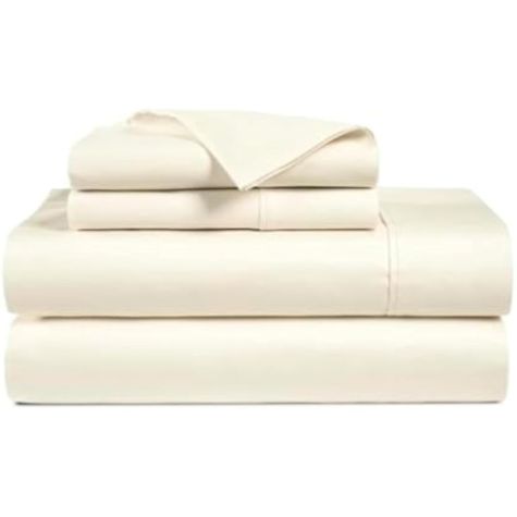 Queen Size Solid Ivory Cotton Bedsheet Set Long Staple Deep Pocket Distributor, Wholesaler, Manufacturers, Suppliers, Exporters in Togo