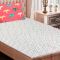 Single Bed Cotton Bedsheet White with Multicolor Abstract Lines Soft and Breathable Distributor, Wholesaler, Manufacturers, Suppliers, Exporters in Navi Mumbai