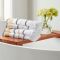 Stylish Solid Waffle Weave Bath Towels with Decorative Striping Ultra Plush and Durable Distributor, Wholesaler, Manufacturers, Suppliers, Exporters in Navi Mumbai