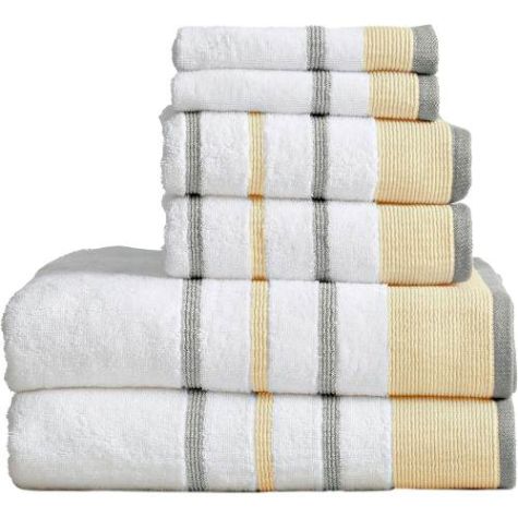 Stylish Solid Waffle Weave Bath Towels with Decorative Striping Ultra Plush and Durable Distributor, Wholesaler, Manufacturers, Suppliers, Exporters in Navi Mumbai