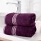 Stylish and Long Lasting Cotton Bath Towel with Soft Feel and Elegant Purple and White Stripes Distributor, Wholesaler, Manufacturers, Suppliers, Exporters in Navi Mumbai
