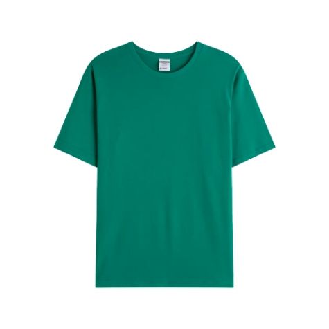 Casual Green Cotton T-Shirt for Men with O Neck and Short Sleeves for Everyday Comfort Distributor, Wholesaler, Manufacturers, Suppliers, Exporters in Navi Mumbai