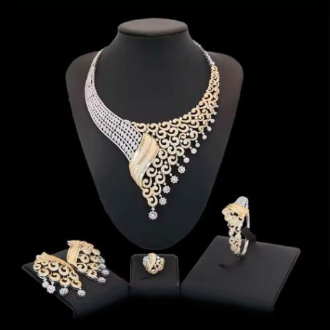 Classic Brass Crown Fashion and Costume Jewellery Set for Women and Children Ideal Distributor, Wholesaler, Manufacturers, Suppliers, Exporters in Navi Mumbai