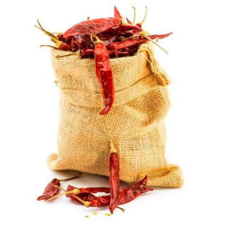 Dried Red Chili Storage Bag Jute Burlap Sack Open Top with Rope Tie or Stitched Distributor, Wholesaler, Manufacturers, Suppliers, Exporters in Navi Mumbai