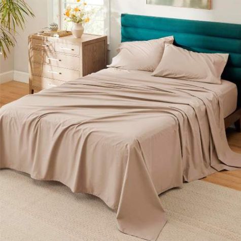 Luxury Cotton Percale Bedsheet Set King Size Breathable for All Season Comfort Distributor, Wholesaler, Manufacturers, Suppliers, Exporters in Navi Mumbai
