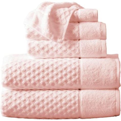 Luxury Waffle Textured Pink Cotton Bath Towel for Home Spa and Travel Use Distributor, Wholesaler, Manufacturers, Suppliers, Exporters in Navi Mumbai
