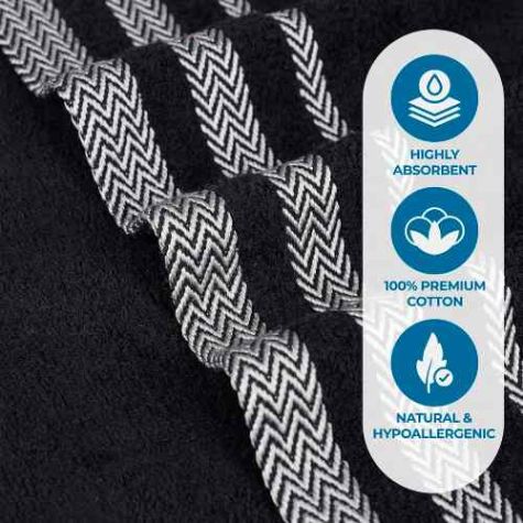 Premium Absorbent Terry Weave Cotton Bath Towel with Shiny Polyester Dobby Border Distributor, Wholesaler, Manufacturers, Suppliers, Exporters in Navi Mumbai