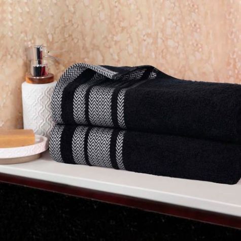 Premium Absorbent Terry Weave Cotton Bath Towel with Shiny Polyester Dobby Border Distributor, Wholesaler, Manufacturers, Suppliers, Exporters in Navi Mumbai