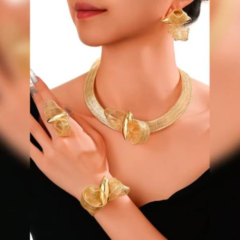 Premium Handmade Copper Jewellery Set for Women and Children in Gold and Silver Plating Ideal Distributor, Wholesaler, Manufacturers, Suppliers, Exporters in Navi Mumbai