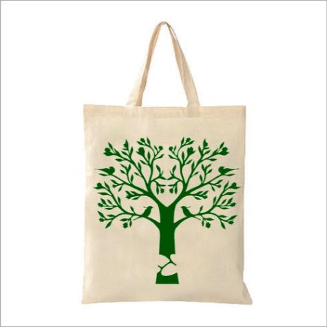 Printed Cotton Bags with Handles Eco Friendly and Reusable Available in Different Sizes Distributor, Wholesaler, Manufacturers, Suppliers, Exporters in Navi Mumbai
