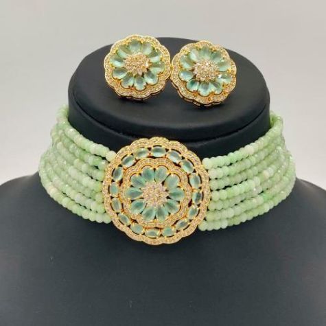 Stunning Imitation Necklace with Adjustable Size and Pearl Stones for Party and Festive Occasions Distributor, Wholesaler, Manufacturers, Suppliers, Exporters in Navi Mumbai