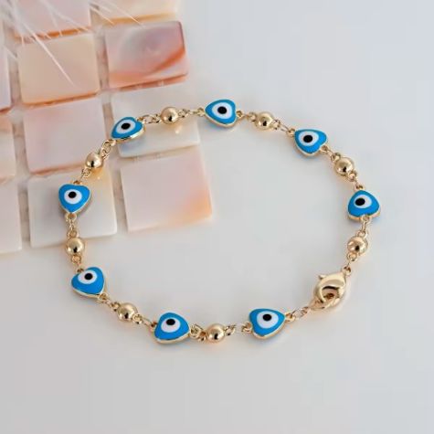 Stylish Alloy Jewelry Set for Women Featuring Evil Eyes Design with Necklace Earrings and Bracelet Distributor, Wholesaler, Manufacturers, Suppliers, Exporters in Navi Mumbai